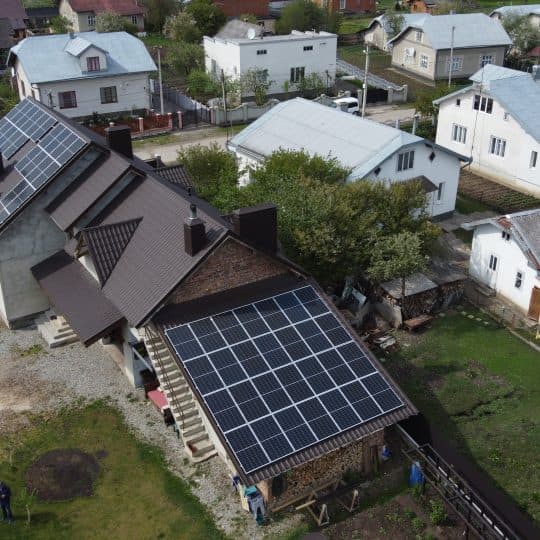 Встановлення сонячної електростанції в Тисмениці, 19 кВТ