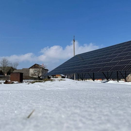 Сонячна електростанція в с. Білі Ослави