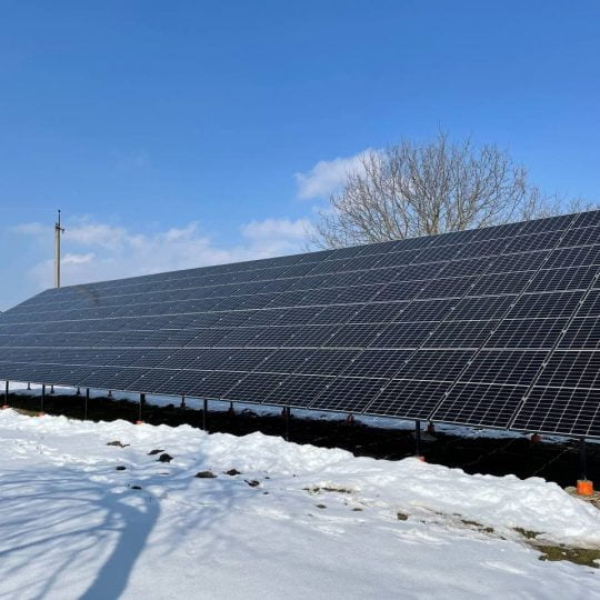 Сонячна електростанція в с. Білі Ослави